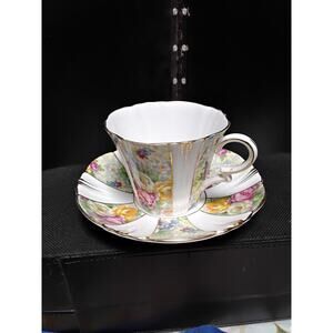 Royal Albert Crown Chintz Cup and Saucer England